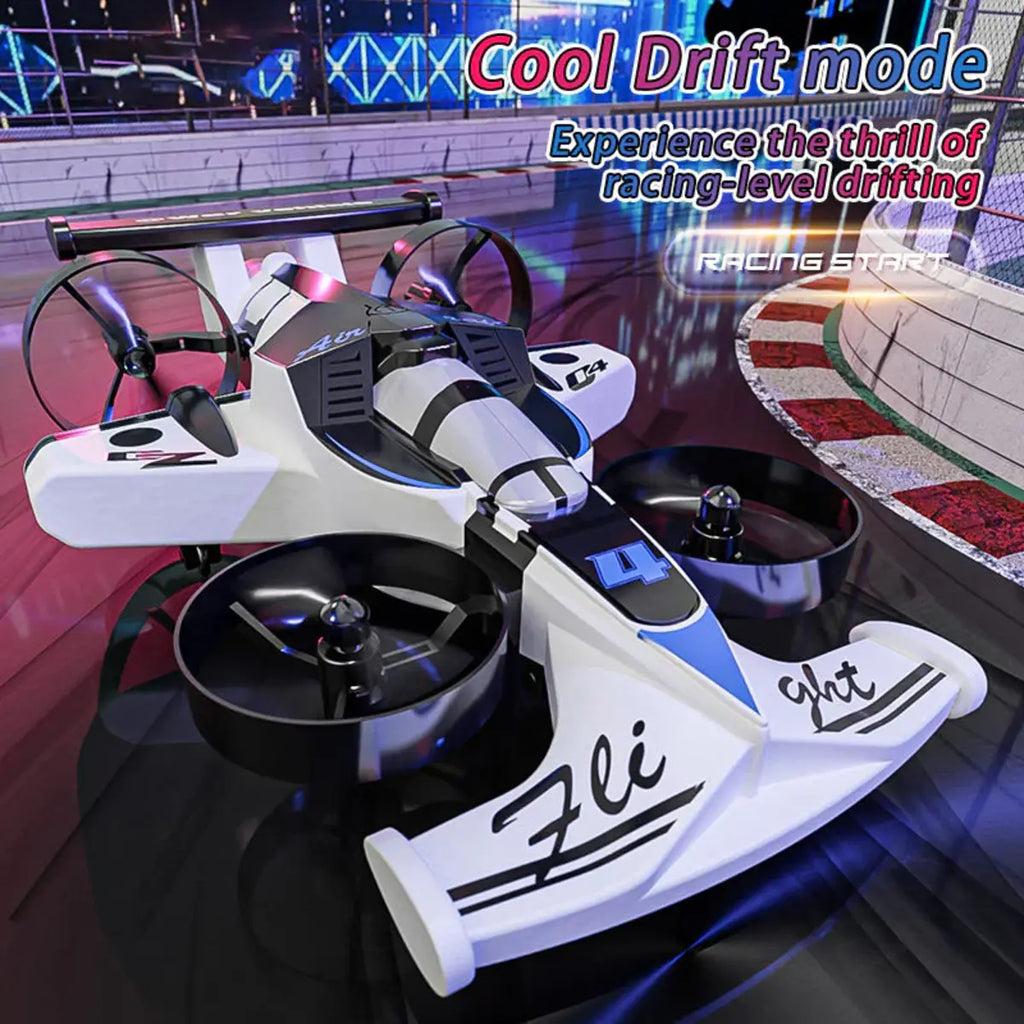 2-in-1 RC Drift Car & Flying Drone Toy for Kids (CZ04)