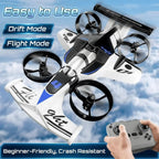 2-in-1 RC Drift Car & Flying Drone Toy for Kids (CZ04)