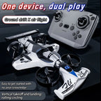 2-in-1 RC Drift Car & Flying Drone Toy for Kids (CZ04)