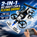 2-in-1 RC Drift Car & Flying Drone Toy for Kids (CZ04)
