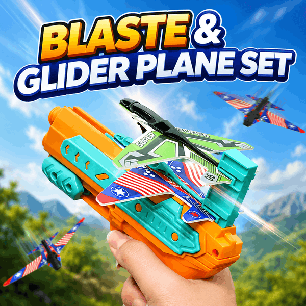 Air Battle 2 In 1 Plane Flying Launcher Gun (508-22)