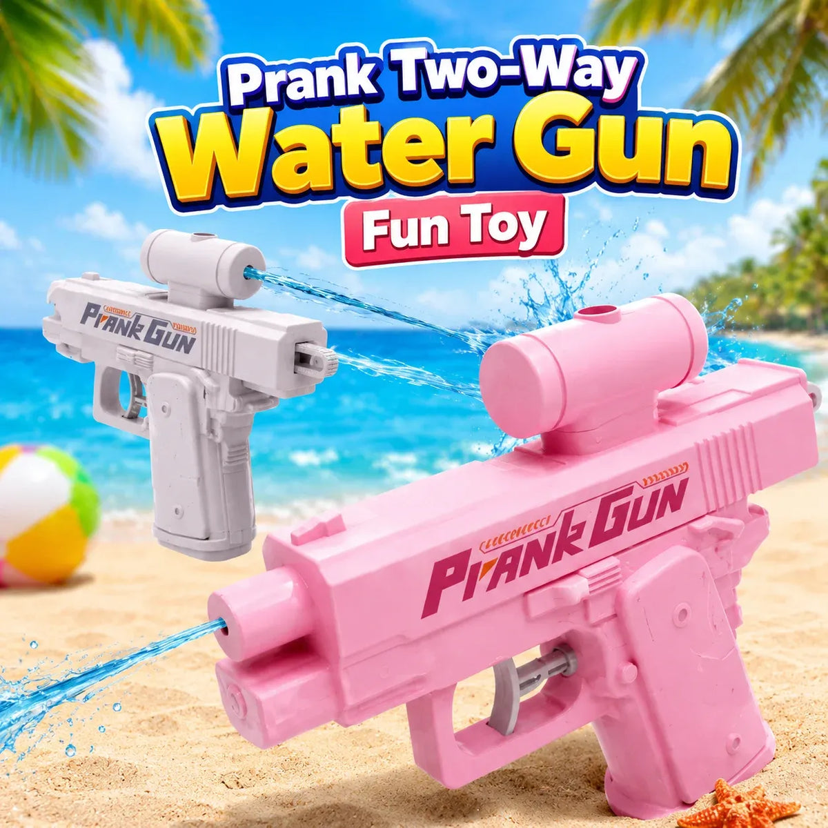 Prank Two-Way Water Gun Fun Toy (6688)