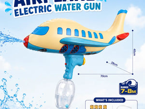 Airplane Electric Water Gun Toy for Kids (X55C)