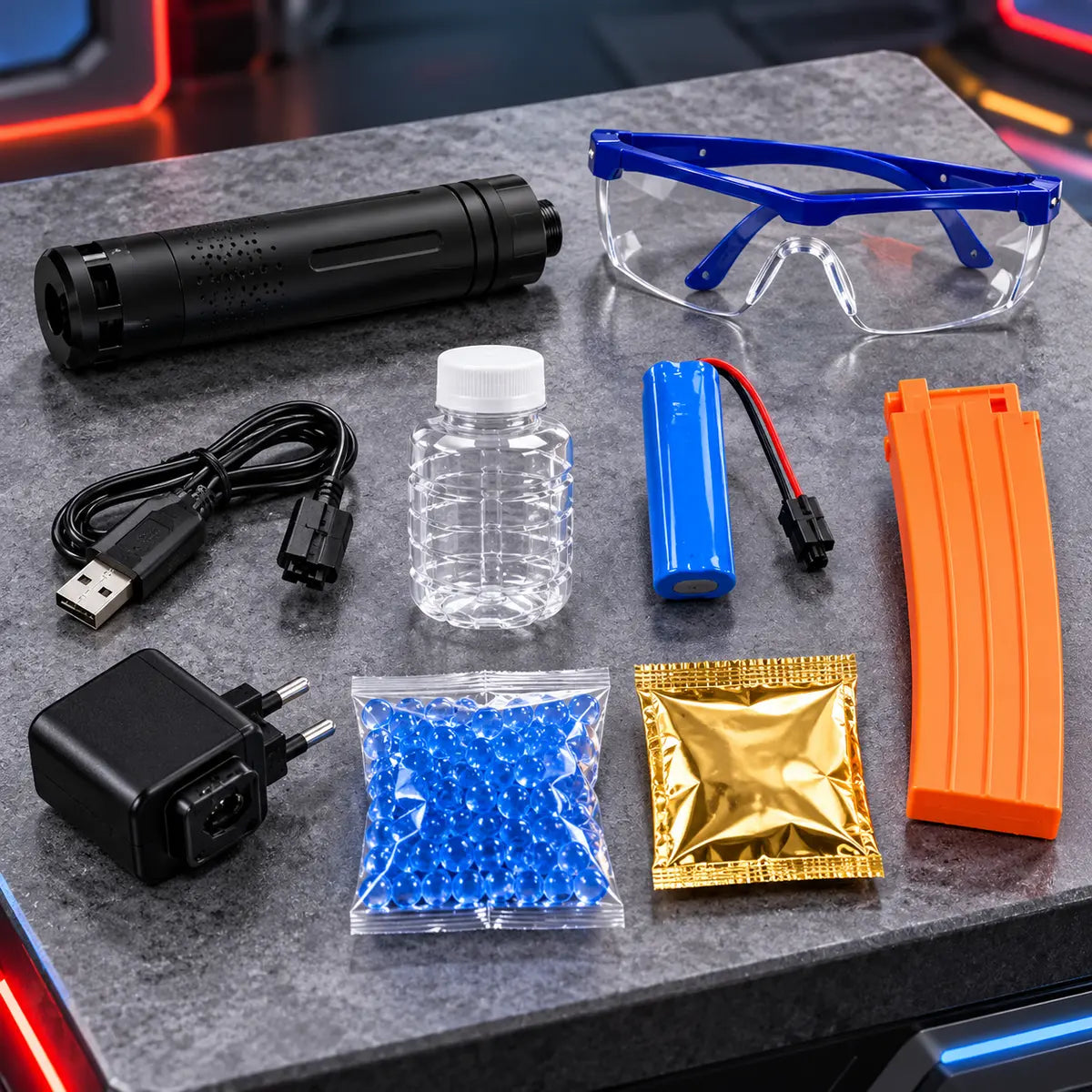 Automatic Scar-L Gel Blaster Gun Toy For Kids (T20A)