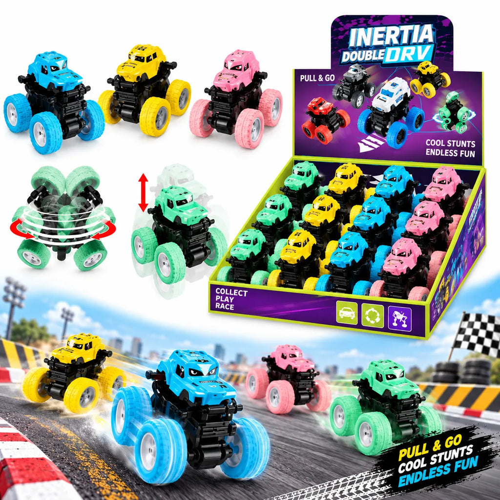 Friction Powered Monster Truck Toy for Kids (666-19E)