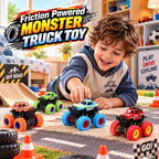 Friction Powered Monster Truck Toy for Kids (666-19E)