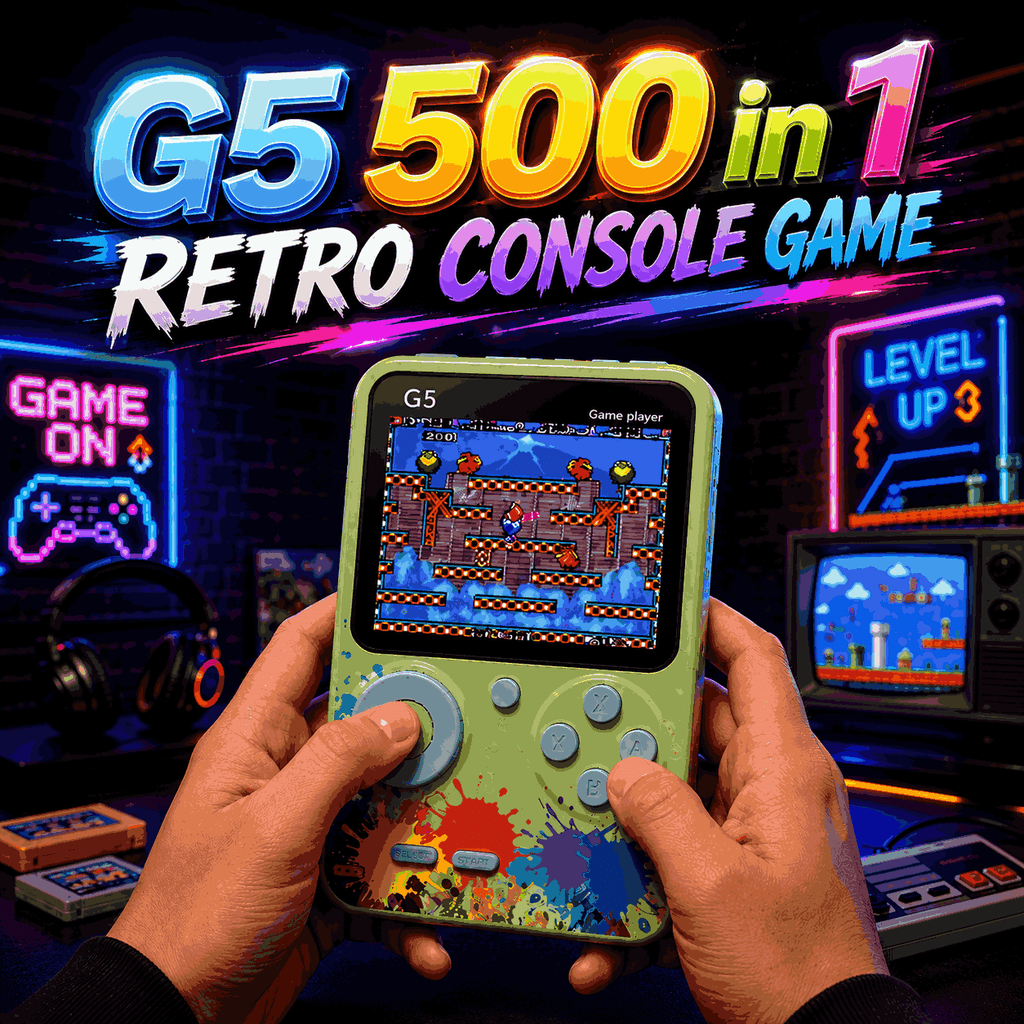 G5 500 in 1 Retro Console Game for Kids (G5)