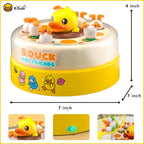 Light-Up Popping Duck Bounce & Catch Toy with Sound