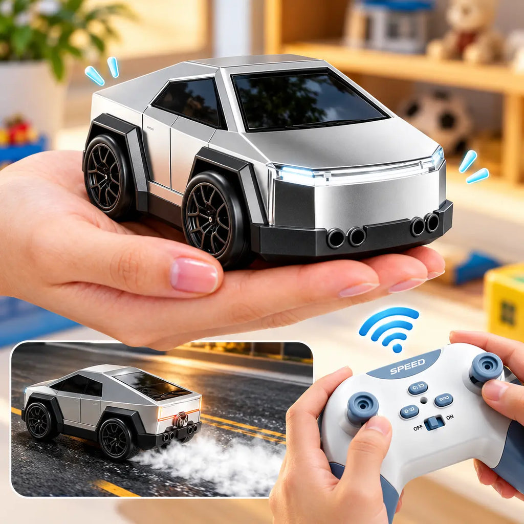 Mini RC Cyber Truck Smart Racing Induction Car with Lights & Sound (358-9)