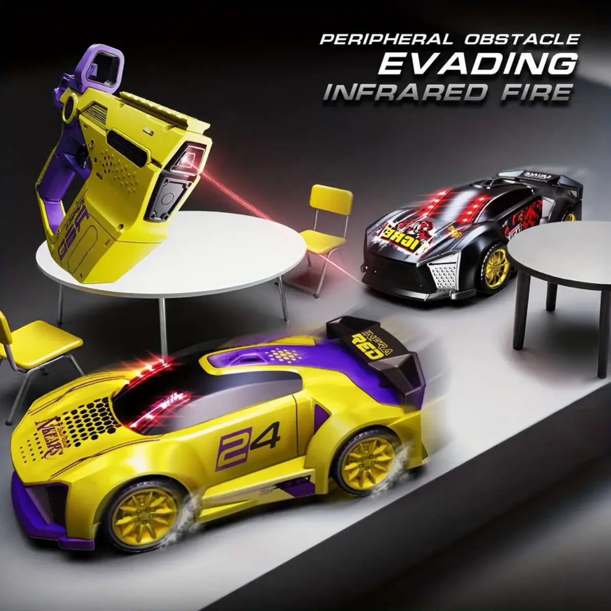 Infrared Multiplayer Laser Gun RC Car (TCS01)
