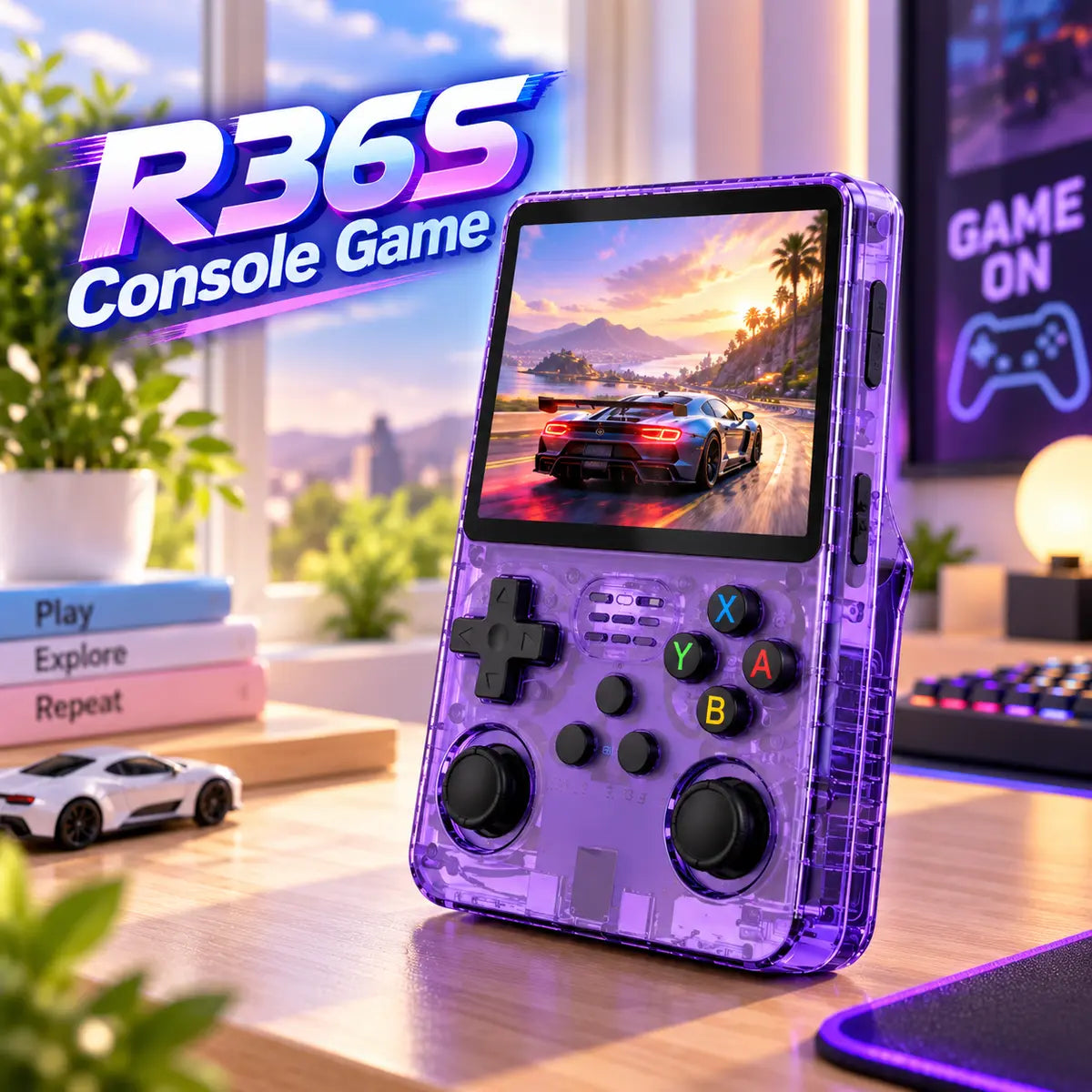 R36S Retro Handheld Gaming Console For Kids & Adults (R36S)
