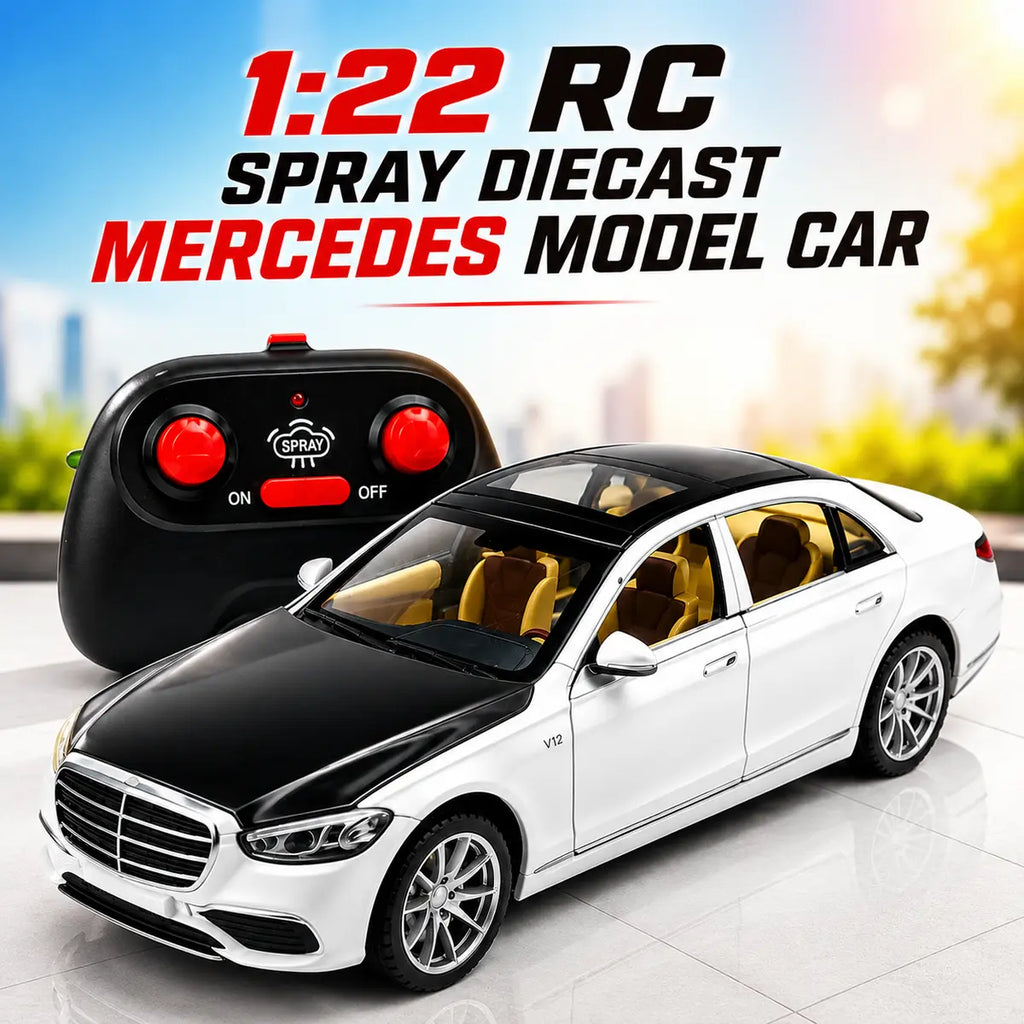 1:22 RC Spray Diecast Mercedes Model Car (Random Color | HCL-3813)