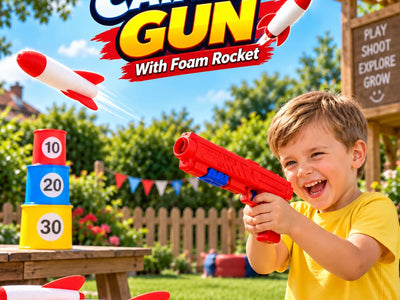 Catapult Gun With Foam Rocket For Kids (FM-24)