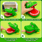 Crocodile Biting Finger Teeth Toys Game for Kids (8200B-1)