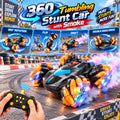 Double-Sided Tumbling Stunt RC Car with Smoke (330C)