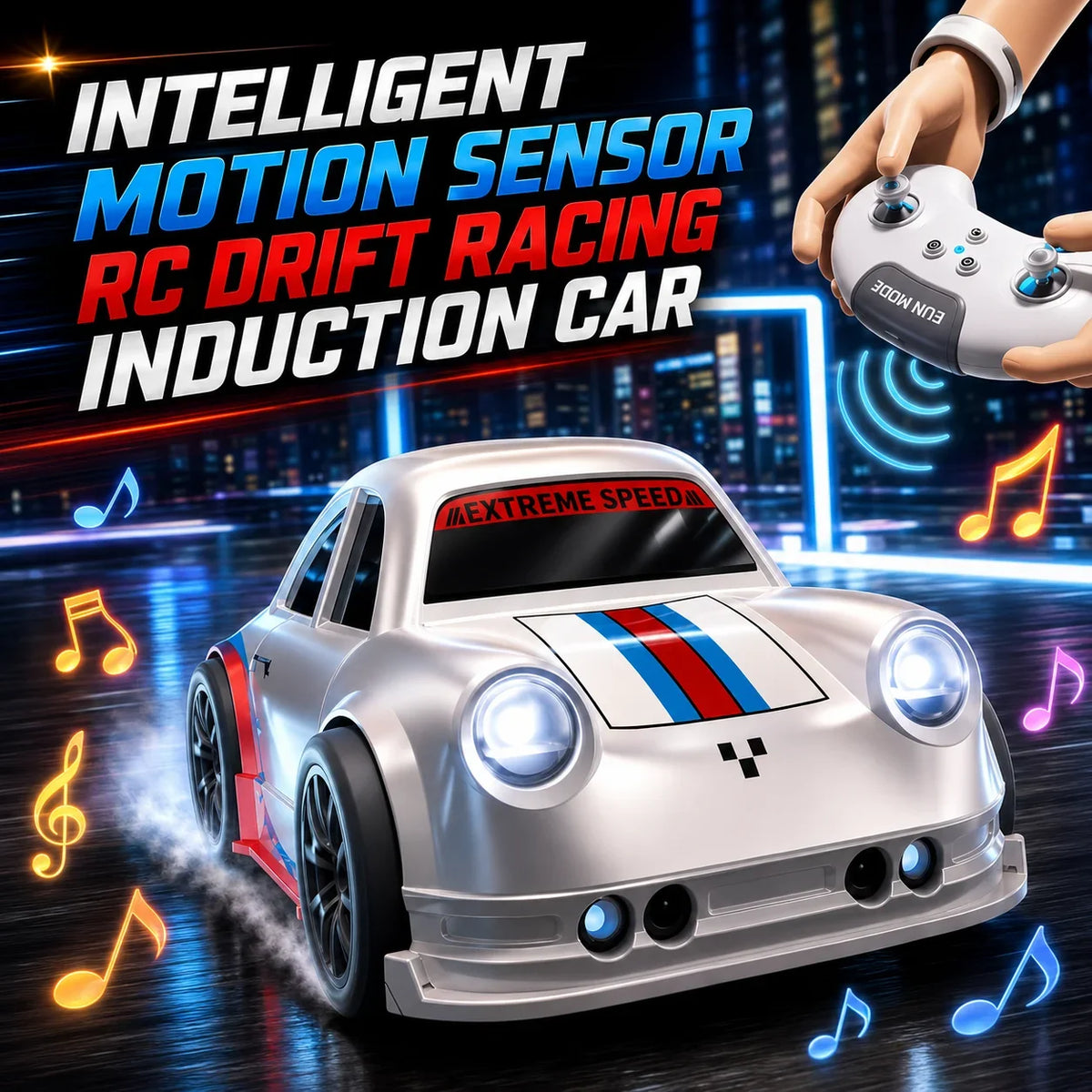 Intelligent Motion Sensor RC Drift Racing Induction Car (6789-1)