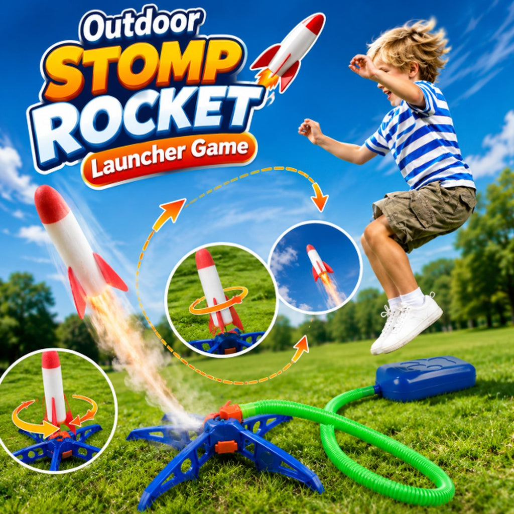 Outdoor Stomp Rocket Launcher Game for Kids (002)